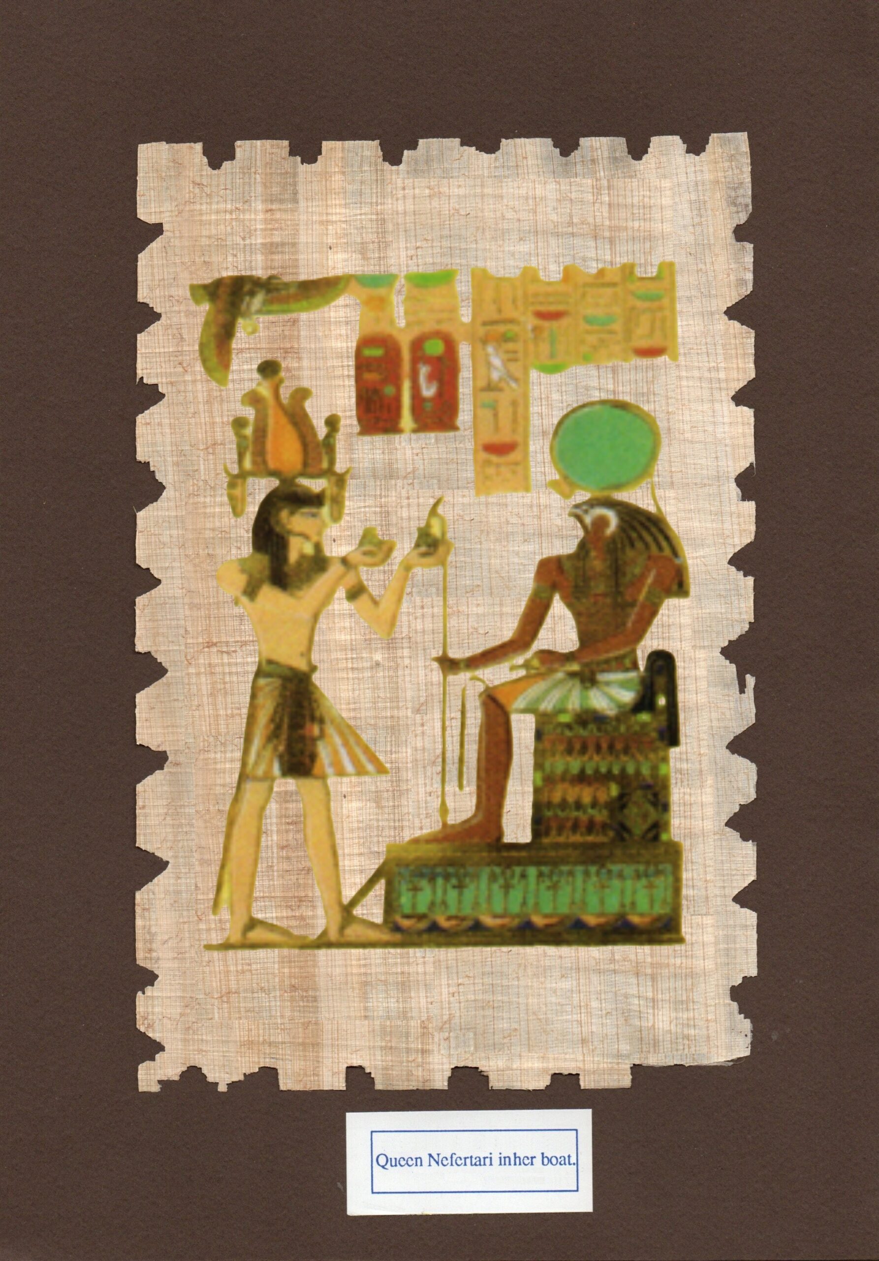 King Horis with Ramsis II