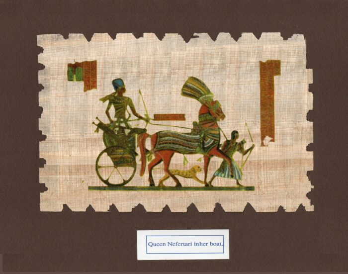 Kink Ramsis II on his Chariot