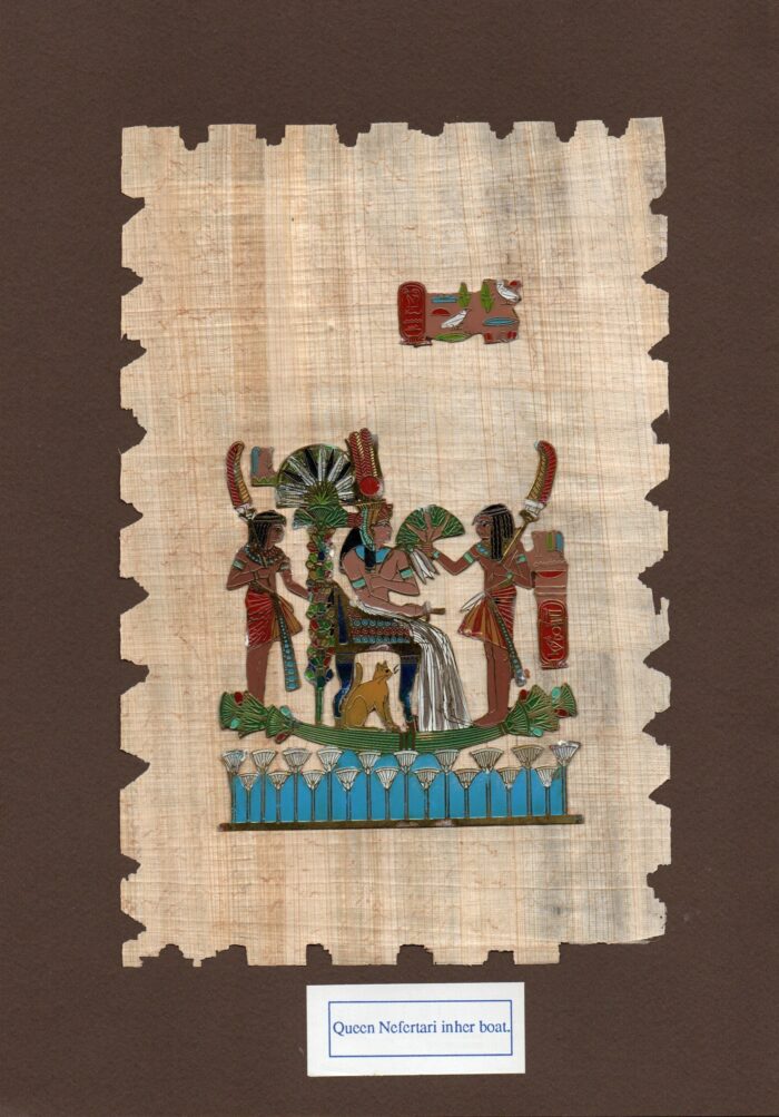 Queen Nefertari in her boat Original Small
